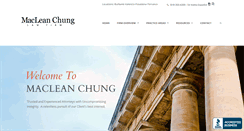 Desktop Screenshot of macleanchung.com