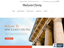 Tablet Screenshot of macleanchung.com